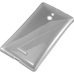Ficha técnica e caractérísticas do produto Capa para Nokia XL / Dual em Silicone TPU Premium - Husky - Transparente