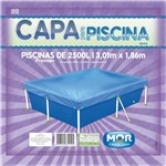 Ficha técnica e caractérísticas do produto Capa Para Piscina 2500 Litros Premium Retangular - Mor