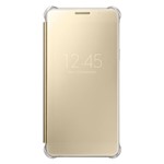 Ficha técnica e caractérísticas do produto Capa para Samsung Galaxy A5, Clear View - Dourada