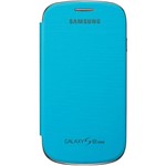 Ficha técnica e caractérísticas do produto Capa para Samsung Galaxy S3 Mini Flip Cover - Azul Claro - Samsung