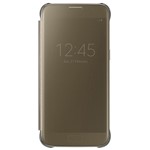 Ficha técnica e caractérísticas do produto Capa para Samsung Galaxy S7 Clear View - Dourada - Samsung