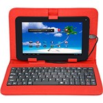 Ficha técnica e caractérísticas do produto Capa para Tablet 7" com Teclado Wi CTV-107 USB 2.0 Micro USB Mini USB + Caneta Touch