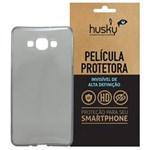 Ficha técnica e caractérísticas do produto Capa + Película Galaxy A7 / Duos Silicone TPU Premium - Husky - Fumê