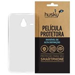 Ficha técnica e caractérísticas do produto Capa + Película Lumia 640 XL / Dual Silicone TPU Premium - Husky - Transparente