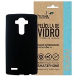 Ficha técnica e caractérísticas do produto Capa + Película Vidro LG G4 / Dual Policarbonato Fosco - Husky