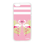 Ficha técnica e caractérísticas do produto Capa Personalizada para Iphone se / 5 / 5s - Flamingos Rosa - Husky