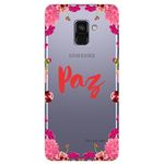 Ficha técnica e caractérísticas do produto Capa Personalizada Transparente para Samsung Galaxy A8 2018 Plus - Paz - TP268