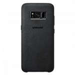 Ficha técnica e caractérísticas do produto Capa Protetora Alcantara Galaxy S8 Plus Preta - Samsung