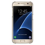 Ficha técnica e caractérísticas do produto Capa Protetora Clear Cover Samsung Galaxy S7 - Dourada