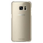 Ficha técnica e caractérísticas do produto Capa Protetora Clear Cover Samsung Galaxy S7 Gold (sem Curva)