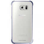 Ficha técnica e caractérísticas do produto Capa Protetora Clear para Galaxy S6 Edge Preta EF-QG925BBEGBR SAMSUNG - Samsung