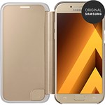 Ficha técnica e caractérísticas do produto Capa Protetora Clear View Cover Galaxy A5 Dourada - Samsung