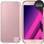 Ficha técnica e caractérísticas do produto Capa Protetora Clear View Cover Galaxy A7 Rosa - Samsung