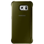 Ficha técnica e caractérísticas do produto Capa Protetora Clear View Dourada Galaxy S6