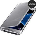 Ficha técnica e caractérísticas do produto Capa Protetora Clear View Galaxy S7 Prata - Samsung