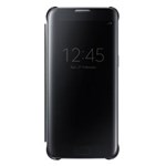 Ficha técnica e caractérísticas do produto Capa Protetora Clear View Samsung Galaxy S Edge - Preta