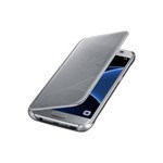 Ficha técnica e caractérísticas do produto Capa Protetora Clear View Samsung Galaxy SVII Prata