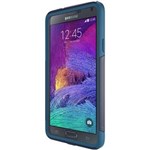 Ficha técnica e caractérísticas do produto Capa Protetora Commuter Azul Marinho C/detalhe Azul Galaxy Note 4 com Película