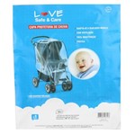 Ficha técnica e caractérísticas do produto Capa Protetora de Chuva para Carrinho de Bebê - Love