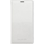 Capa Protetora Flip Wallet Branca Galaxy S5