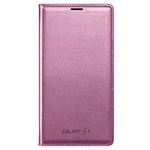 Ficha técnica e caractérísticas do produto Capa Protetora Galaxy S5 Flip Wallet Pink - Samsung