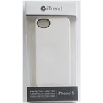 Ficha técnica e caractérísticas do produto Capa Protetora Itrend Iphone 5 Escovada Branca