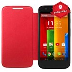 Ficha técnica e caractérísticas do produto Capa Protetora Motorola Flip Shells para Moto G de 4,5”- Vermelho