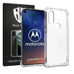 Ficha técnica e caractérísticas do produto Capa Capinha Motorola Moto One Vision Black Shield