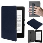 Ficha técnica e caractérísticas do produto Capa Protetora para Kindle Paperwhite Azul + Película de Vidro
