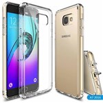 Ficha técnica e caractérísticas do produto Capa Protetora Rearth Ringke Fusion para Samsung Galaxy A7 (2016) - A710-Transparente