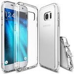 Ficha técnica e caractérísticas do produto Capa Protetora Rearth Ringke Fusion para Samsung Galaxy S-7-Transparente