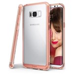 Ficha técnica e caractérísticas do produto Capa Protetora Rearth Ringke Fusion para Samsung Galaxy S8 Plus-Rose Gold
