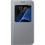 Ficha técnica e caractérísticas do produto Capa Protetora S View Galaxy S7 Edge Prata - Samsung