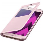 Ficha técnica e caractérísticas do produto Capa Protetora S View Standing Cover Galaxy A7 Rosa - Samsung
