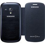 Ficha técnica e caractérísticas do produto Capa Samsung Flip Cover Azul Marinho Galaxy SIII Mini