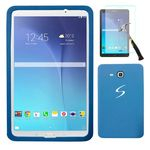 Ficha técnica e caractérísticas do produto Capa Silicone Tablet Samsung Galaxy Tab E 9.6" Sm-T560 / T561 / P560 / P561 + Película Vidro