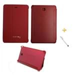 Ficha técnica e caractérísticas do produto Capa Smart Book Case Galaxy Tab A - 8.0´ P350/P355 / Caneta Touch (Vermelho)