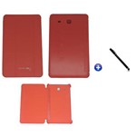 Ficha técnica e caractérísticas do produto Capa Smart Book Case Galaxy Tab e - 9.6´ T560/T561 / Caneta Touch (Vermelho)