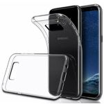 Ficha técnica e caractérísticas do produto Capa Transparente flexível Galaxy S8 sm-950 + Película de vidro