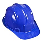 Ficha técnica e caractérísticas do produto Capacete Aba Frontal Azul Worker