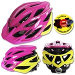 Capacete Ciclismo Bike Absolute Mia Piscaled Rosa