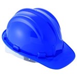 Ficha técnica e caractérísticas do produto Capacete Construção com Carneira Azul - Worker