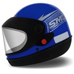 Ficha técnica e caractérísticas do produto Capacete Fechado Pro Tork Sport Moto - 60/Azul
