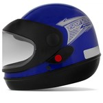Ficha técnica e caractérísticas do produto Capacete Fechado Pro Tork Sport Moto Azul