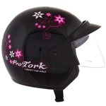 Ficha técnica e caractérísticas do produto Capacete Feminino Moto Pro Tork Liberty 3 For Girls