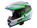 Capacete Frontier Air Mixs Branco, Verde e Azul - Tam. 58