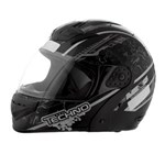 Ficha técnica e caractérísticas do produto Capacete Mixs Helmets Gladiator Tecno - Preto/Cinza - 58