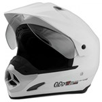 Ficha técnica e caractérísticas do produto Capacete MotoCross Pro Tork Th1 Helmet Vision Trilha Branco