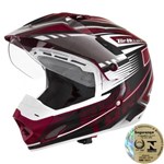 Ficha técnica e caractérísticas do produto Capacete Top Helmet Vision Th1 Branco e Vermelho Pro Tork