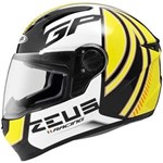 Ficha técnica e caractérísticas do produto Capacete Zeus 811 Evo Racing AL2 - 56 - Preto/Amarelo